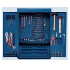 Armário para Ferramentas com 2 Portas 3 Gavetas e 82 Ferramentas 1400GM GEDORE