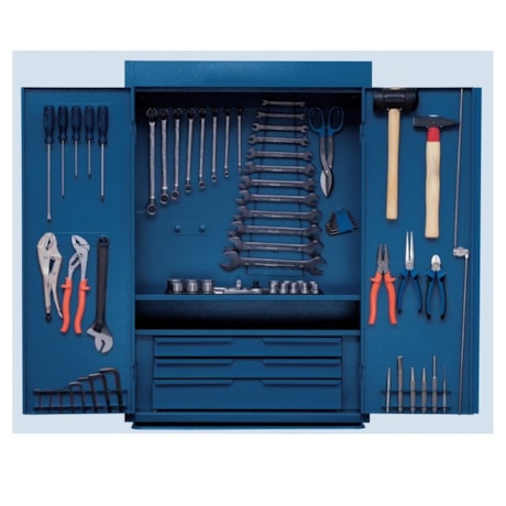 Armário para Ferramentas com 2 Portas 3 Gavetas e 82 Ferramentas 1400GM GEDORE-07887791-b133-4c9b-8d6a-07ca81a2a221