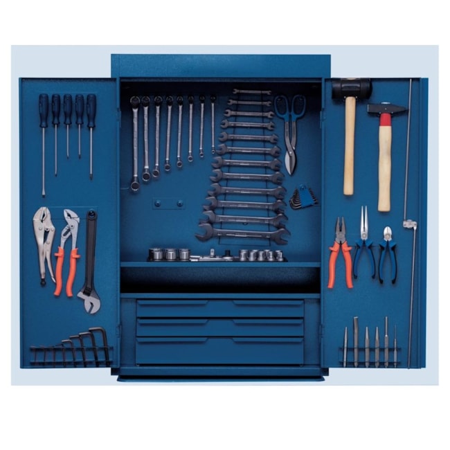 Armário para Ferramentas com 2 Portas 3 Gavetas e 82 Ferramentas 1400GM GEDORE-7ca86c51-0f52-4890-9bdf-aa9e608d11c6