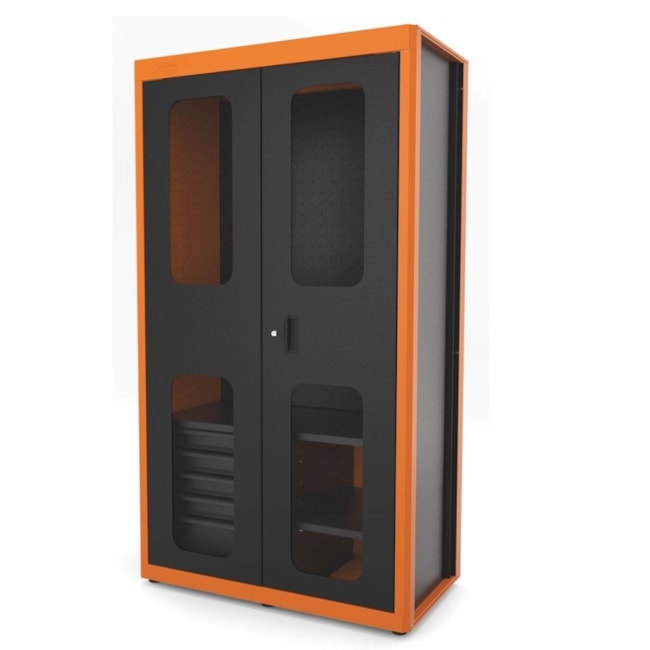 Armário para Ferramentas com 2 Portas e 5 Gavetas Visor Acrílico 44955024 TRAMONTINA PRO-59ec226a-790d-4cda-9d57-7556a2096775