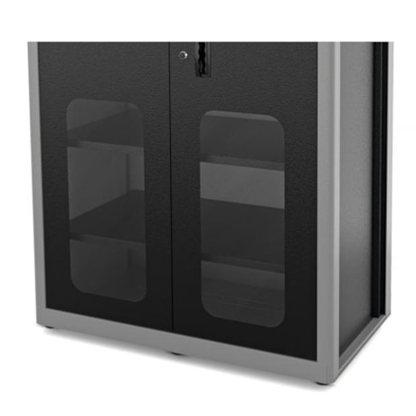 Armário para Ferramentas com 2 Portas Visor Acrílico Cinza 44955/420 TRAMONTINA PRO-b93329cc-e638-418b-a01f-f1c066d279b5