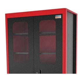 Armário para Ferramentas com 2 Portas Visor Acrílico Vermelho 44955/320 TRAMONTINA PRO