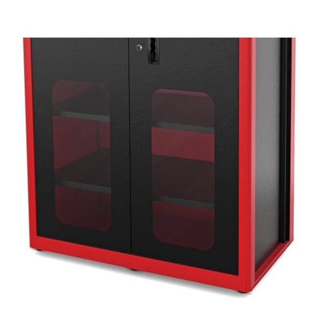 Armário para Ferramentas com 2 Portas Visor Acrílico Vermelho 44955/320 TRAMONTINA PRO-732ebc19-cde2-4171-9955-e7efc6b8c0ac