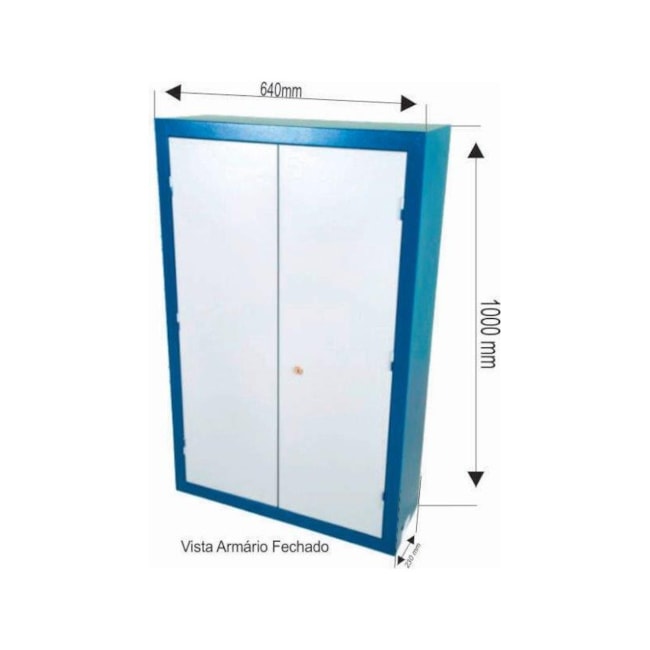 Armário para Ferramentas com 3 Gavetas Azul ARM12 FERCAR-54aff565-c708-4ed8-a885-f4caf8c7ff75