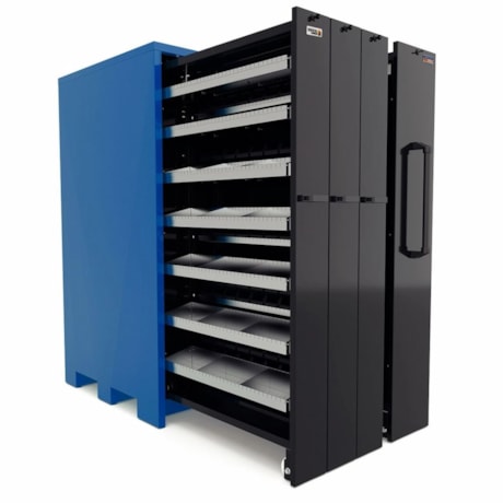 Armário para Ferramentas com 4 Gaveteiros Vertical Azul 44967200 TRAMONTINA PRO-90ab3164-1ec8-4809-8d44-6350b52a0796