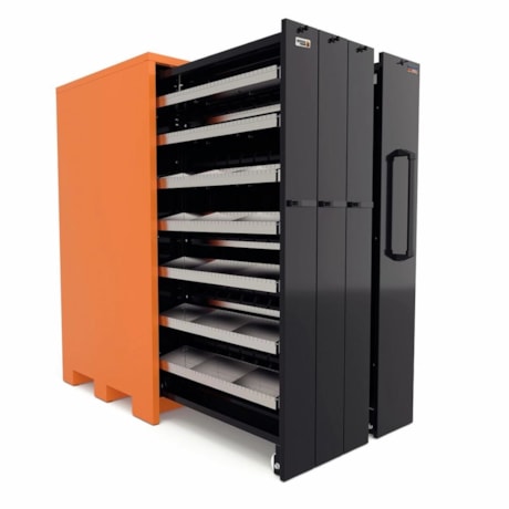 Armário para Ferramentas com 4 Gaveteiros Vertical Laranja 44967000 TRAMONTINA PRO-654f4fdb-5323-476c-8895-2b86ca2ace98