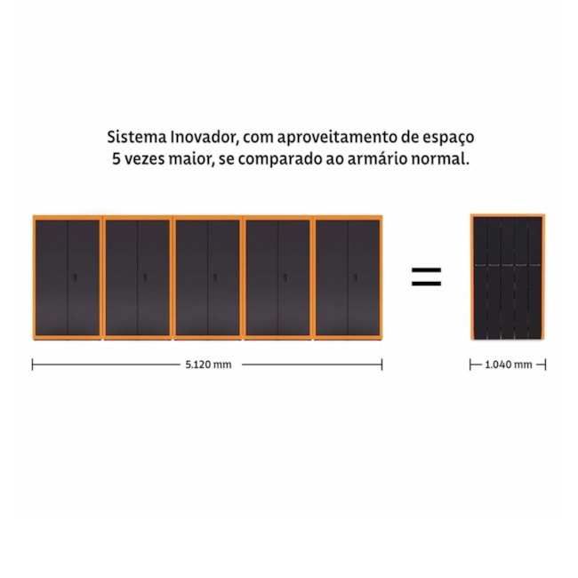 Armário para Ferramentas com 4 Gaveteiros Vertical Laranja 44967000 TRAMONTINA PRO-5777a37f-407d-4c0d-bf16-cbe76cf21b27