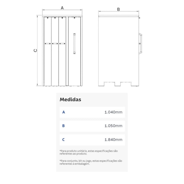 Armário para Ferramentas com 4 Gaveteiros Vertical Laranja 44967000 TRAMONTINA PRO-576f6b2b-5b4f-4499-8250-9f695f10211d