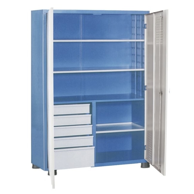 Armário para Ferramentas com 5 Gavetas e Porta de Aço AM-15 MARCON-f051323a-e900-4346-af2b-4a3c6eeb719e