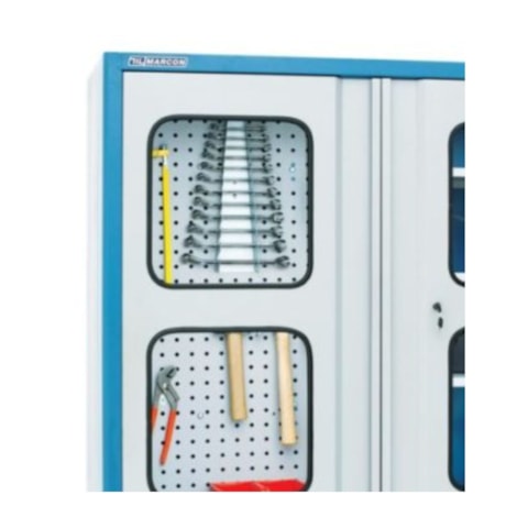 Armário para Ferramentas com 9 Gavetas 3 Bandejas Chapa Perfurada e 2 Portas de Vidro AM-69 MARCON-5995826f-849f-4a3b-ae35-be9fda59364f