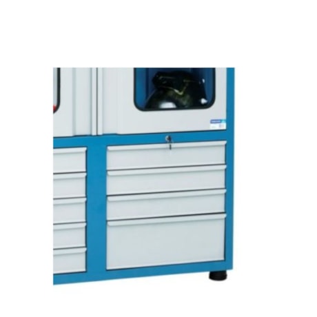 Armário para Ferramentas com 9 Gavetas 3 Bandejas Chapa Perfurada e 2 Portas de Vidro AM-69 MARCON-d6a4fea2-e23e-411a-8d32-c3a4546d60fd