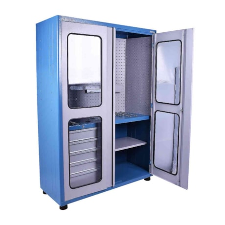 Armário para Ferramentas com Portas de Aço e Vidro AM-12 MARCON-60afe1e3-ae5c-4da6-8bf6-65419bee645b