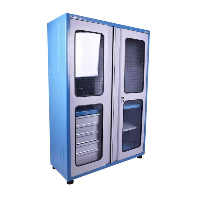 Armário para Ferramentas com Portas de Aço e Vidro AM-12 MARCON-49fdadaf-38c5-4a57-adb3-a5808681c328