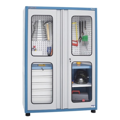 Armário para Ferramentas com Portas de Aço e Vidro AM-12 MARCON-c01c46e4-db64-4379-ac21-7c6de7028e18