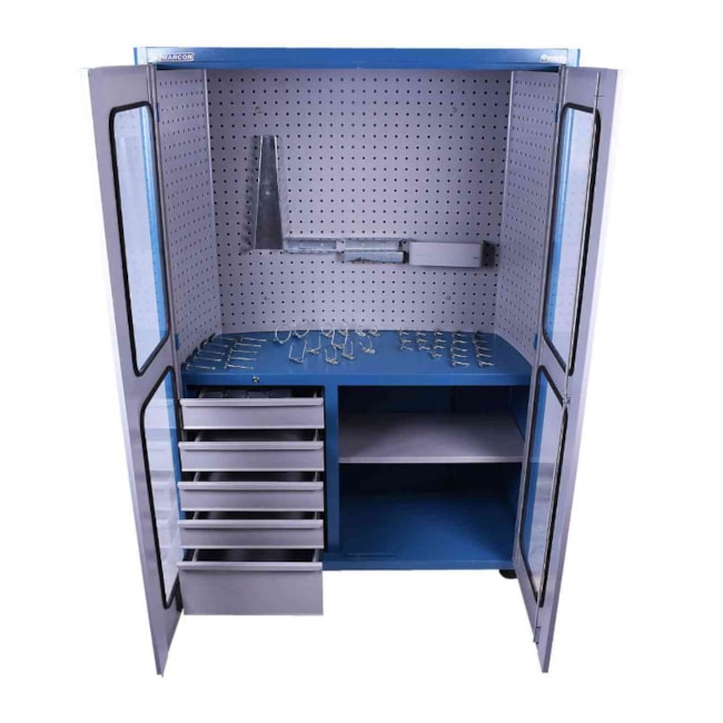 Armário para Ferramentas com Portas de Aço e Vidro AM-12 MARCON-43e40555-9c02-428c-b534-cf63157d8b78