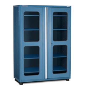 Armário para Ferramentas com Portas de Aço Visor Vidro e 5 Prateleiras Premium Line AM-1001 MARCON