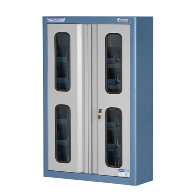 Armário para Ferramentas de 2 Portas com Visores de Vidro com 30 Caixas Número 30 AM-80 MARCON-f9558f57-401c-4281-8714-2ce6a3c5e704