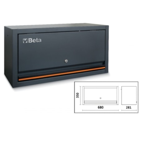 Armário para Ferramentas Suspenso com 1 Porta C45PRO PM BETA-7bf2b8be-f6eb-4a77-80df-47f10f199261