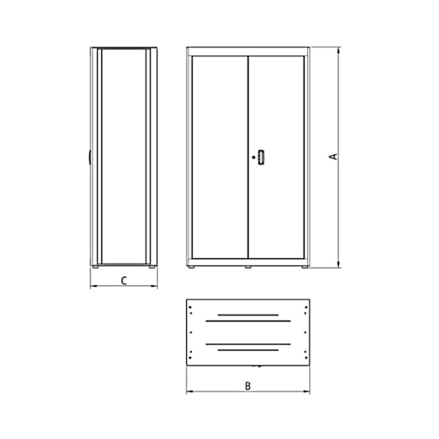 Armário Vertical para Ferramentas com 2 Portas 44955010 TRAMONTINA PRO-f7580fae-e393-402c-aa57-154f4b4f430c