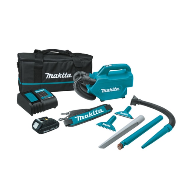Aspirador de Pó 0.50 Litros 18V 3.0Ah Bivolt com Bateria e Carregador DCL184RF MAKITA-cadbfece-dae9-442b-ad3a-3218c16d251d