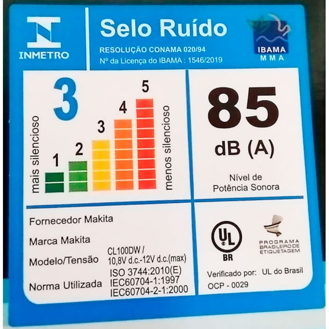 Aspirador de Pó 0.60 Litros 12V 1.3Ah com Bateria e Carregador CL100DW MAKITA-378f2425-ab34-48b2-94ae-d62688bb04bb