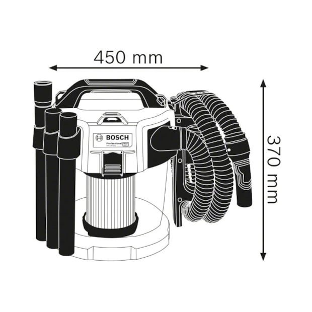 Aspirador de Pó 18V 10 Litros sem Bateria e Carregador GAS 18V-10L BOSCH-06b6da53-ab2c-4424-9946-7a9ea228186a