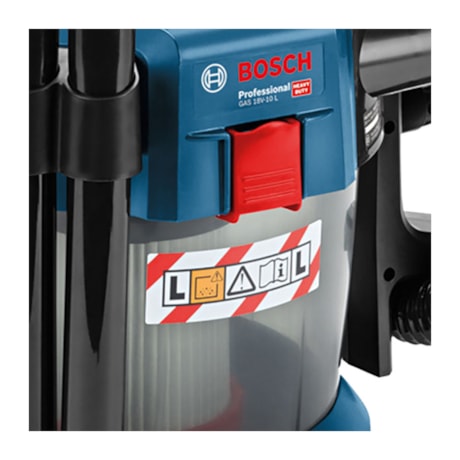 Aspirador de Pó 18V 10 Litros sem Bateria e Carregador GAS 18V-10L BOSCH-27bc92cc-8262-4b07-a89c-50f581dc7adb