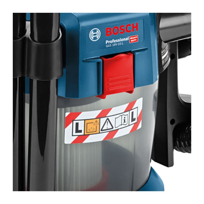 Aspirador de Pó 18V 10 Litros sem Bateria e Carregador GAS 18V-10L BOSCH-67223383-acac-4dbb-bd1c-077ff676dc6a