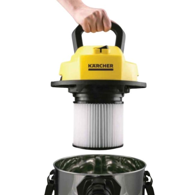 Aspirador de Pó e Água 12 Litros 1700W Inox WDL 1S KARCHER-f7668f5c-7019-4714-bdbe-140d56113e7d