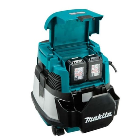 Aspirador de Pó e Água 8 Litros 36V com 2 Baterias 18V 4.0Ah e Carregador DVC860LRM2 MAKITA-ff0c0d54-deb2-4b86-9d16-1570573159a3