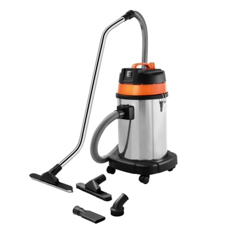 Aspirador de Pó e Líquido Inox 30 Litros 1400W 44981/010 TRAMONTINA PRO