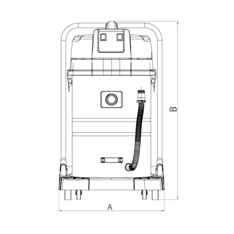 Aspirador de Pó e Líquidos 80 Litros 2400W 220V Inox 44983020 TRAMONTINA PRO-1af8dd15-dc0e-4966-b990-331673efd214