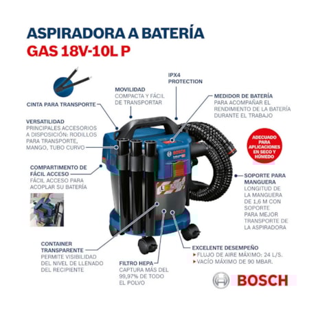 Aspirador de Pó Industrial 10 Litros 18V Sem Bateria e Carregador 06019C6302 BOSCH-c224b59d-54b5-4194-9cf6-5f1642531994