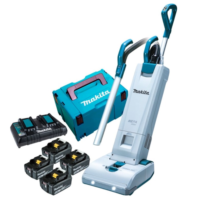 Aspirador de Pó Vertical 5 Litros 36V com 4 Baterias 18V 5.0Ah Carregador Duplo e Maleta DVC560Z MAKITA-a5bbcfb4-6ceb-44cf-a66c-1fd0809aa5ea