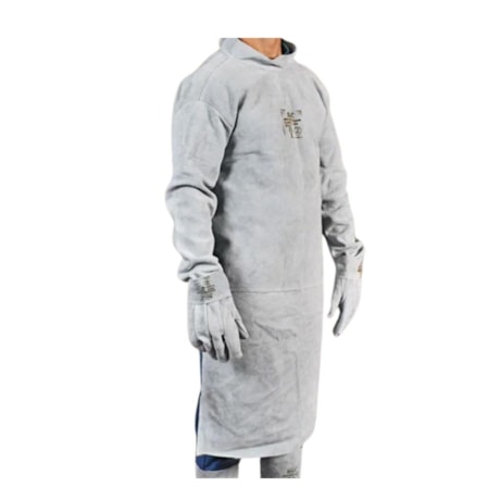 Avental Barbeiro de Raspa Com Emendas com Mangas CA 16070 AVB-12060CESG ZANEL