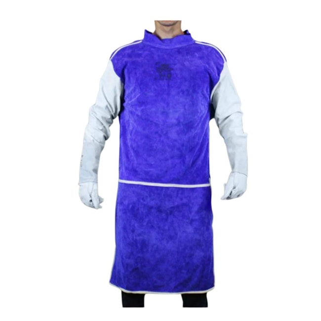 Avental de Raspa com Forro e Mangas 120/70 CA 16070 AVBI-12060MRCF ZANEL-226d27b4-ebb8-4a48-8051-73200919b887