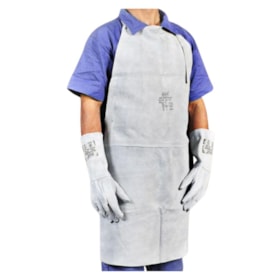 Avental de Raspa sem Mangas tipo Açougueiro (Soldador) com Costura 60cmx1.00mt CA 13989 AV-10060CE ZANEL