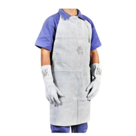 Avental de Raspa sem Mangas Tipo Açougueiro (Soldador) sem Costura 120x60cm CA 13989 AV-12060SE ZANEL