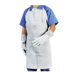 Avental de Raspa sem Mangas tipo Açougueiro (Soldador) sem Costura 60cmx1.00mt CA 13989 AV-10060SE ZANEL