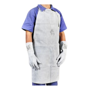 Avental de Raspa sem Mangas tipo Açougueiro (Soldador) sem Costura 60cmx1.00mt CA 13989 AV-10060SE ZANEL