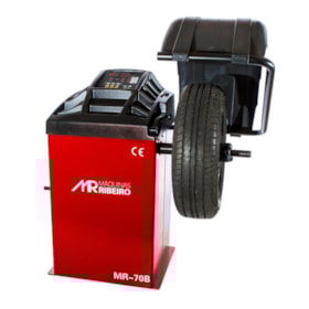 Balanceadora de Rodas Motorizada Vermelho MR70B MÁQUINAS RIBEIRO
