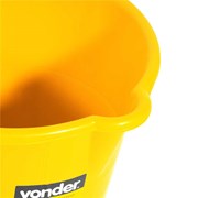 Balde de Plástico Extraforte 12 litros Amarelo 3315012002 VONDER