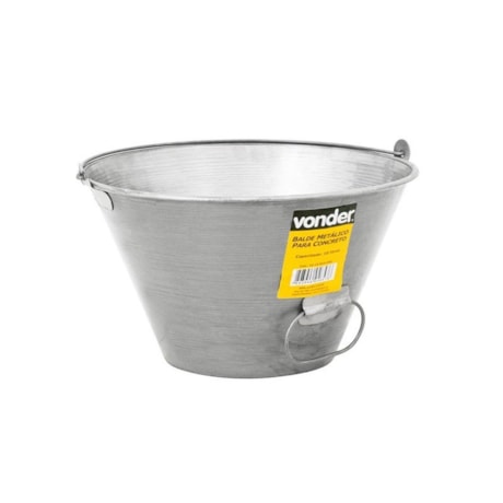 Balde Metálico para Concreto 10 Litros 3315010000 VONDER-576cb3ae-081b-4698-85eb-8a3f654cd378