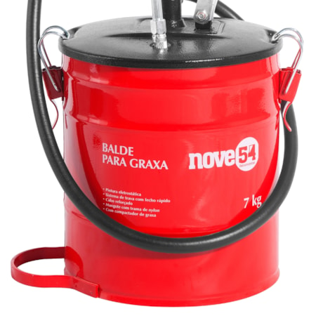 Balde para Graxa com Compactador Mangueira 7Kg 5117007000 NOVE54-c23f20c1-8291-477c-9a44-4fc63a545198