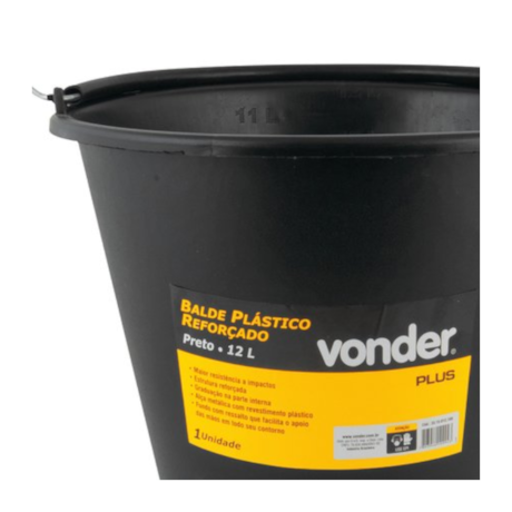 Balde Plástico para Concreto Reforçado 12 Litros 3315012100 VONDER-2beae5fd-1097-4be2-89a1-d8de0427303a