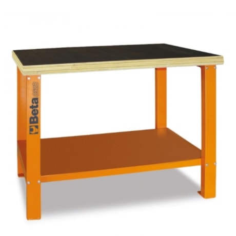 Bancada Aberta 1500mm Tampo Madeira Laranja C58B-O BETA-f043f77e-66b2-40a3-aab0-3e481c5f1557