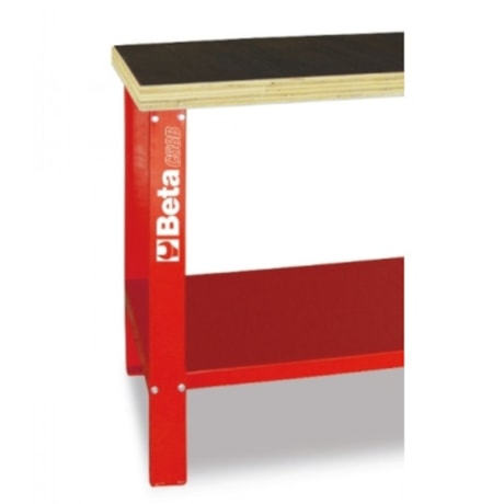 Bancada Aberta 1500mm Tampo Madeira Vermelho C58B-R BETA-3dcee593-f60d-4d5d-ad0e-e9e56fdcda45