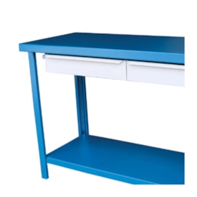 Bancada Aberta 2 Gavetas 1500 Azul 152A FERCAR