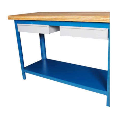Bancada Aberta com 2 Gavetas e Tampo Compensado Azul 152CD FERCAR-7f787734-0585-46f0-a458-bb1367a8cdfb