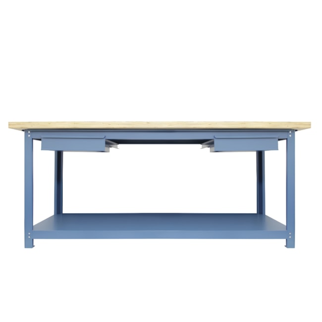 Bancada Aberta com 2 Gavetas Tampo Compensado 40MM 2000X800X852MM Desmontada NB-12 NOCRAM-d08e3fe4-e775-49de-b89d-a2db4fdfca73
